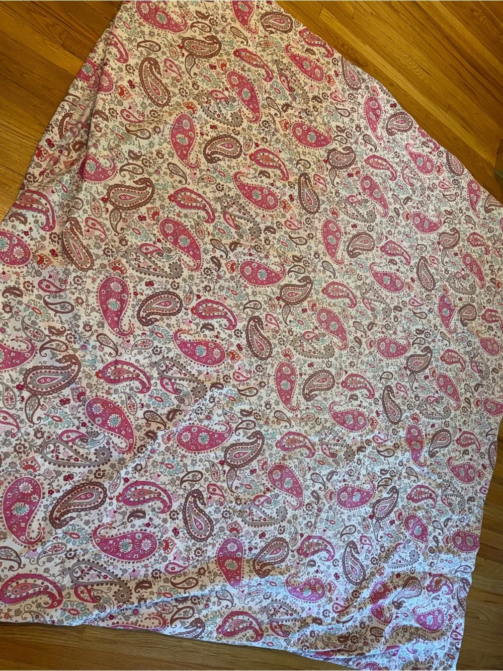 Pottery Barn Kids Brooklyn Paisley Floral Duvet Cover. Full Size Duvet